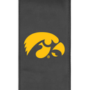 Silver Club Chair with Iowa Hawkeyes Logo