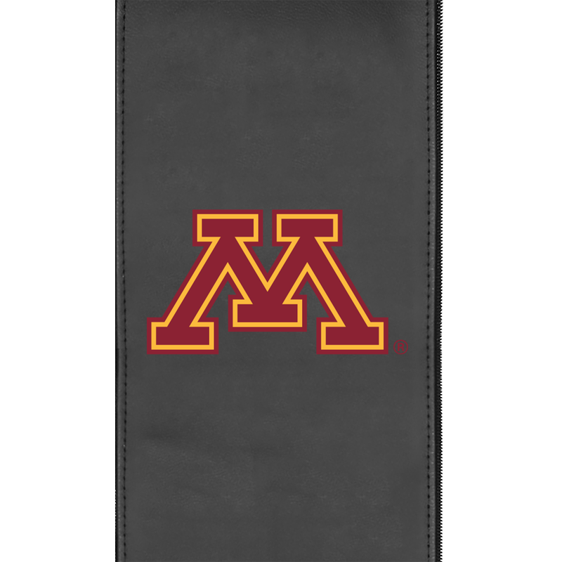 Silver Club Chair with Minnesota Golden Gophers Primary Logo