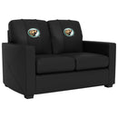 Silver Loveseat with Bemidji State University Primary Logo