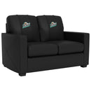 Silver Loveseat with Bemidji State University Secondary Logo