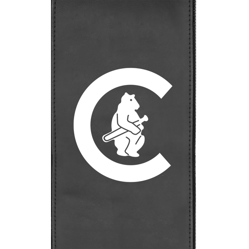 Silver Club Chair with Chicago Cubs Cooperstown Secondary