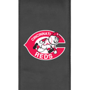 Silver Club Chair with Cincinnati Reds Cooperstown