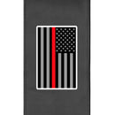 Red Line Flag Vertical Logo Panel