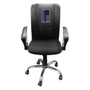Curve Task Chair with Blue Line Flag Vertical Logo