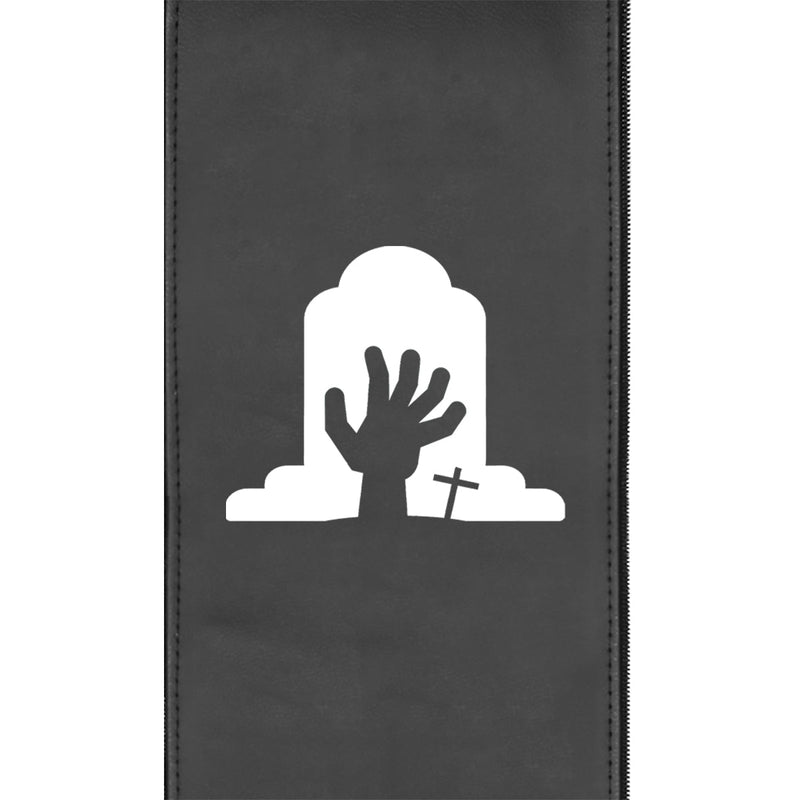 Rocker Recliner with Ghoulish Rising Hand Halloween Logo