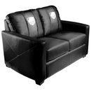Stationary Loveseat with Las Vegas Inferno White  Logo
