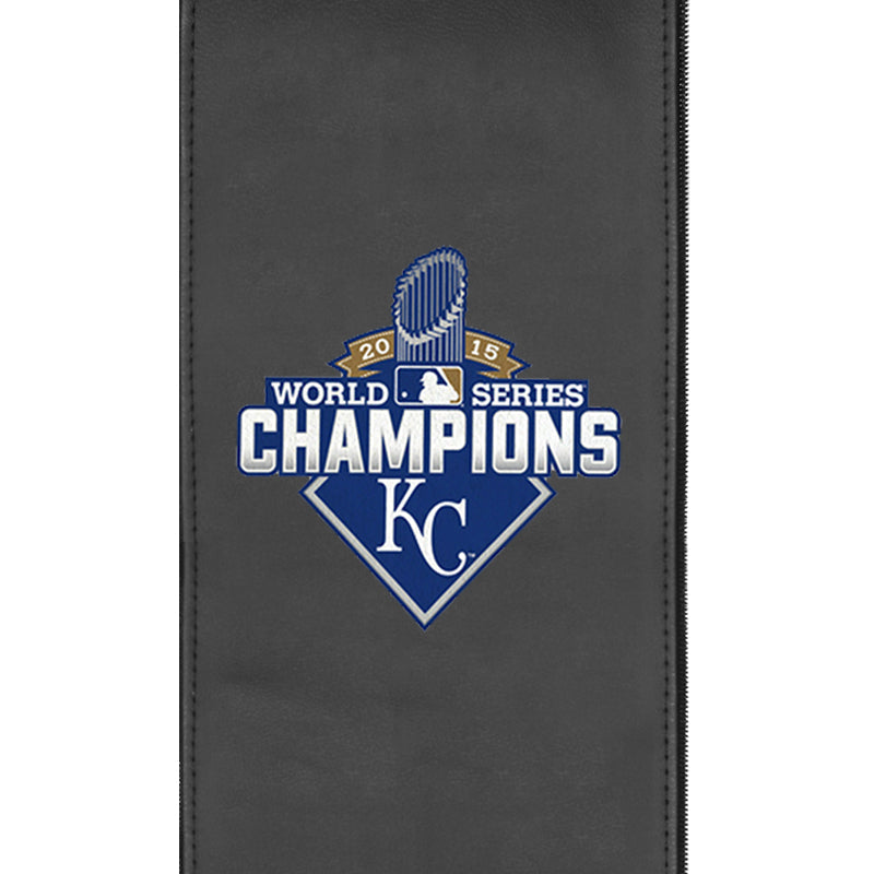 Silver Loveseat with Kansas City Royals 2015 Champions