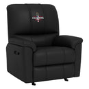 Rocker Recliner with Texas Rangers 2023 Champions Logo