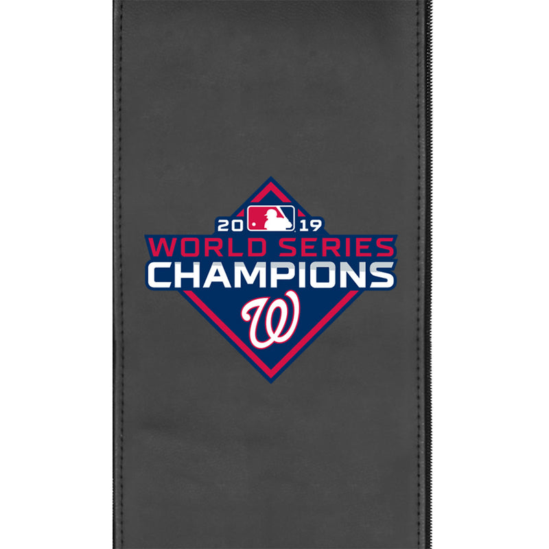 Silver Club Chair with Washington Nationals 2019 Champions