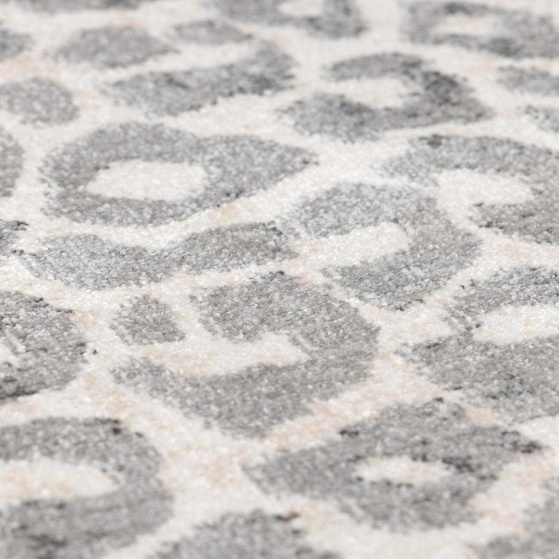 Beige Liversedge Leopard Print Area Rug
