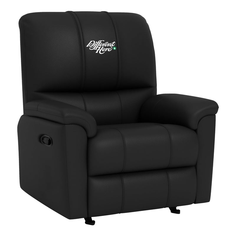 Rocker Recliner with Boston Celtics Logo Different Here Playoffs