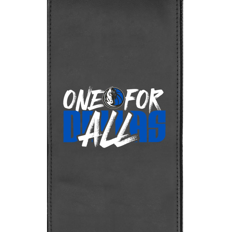 Silver Club Chair with Dallas Mavericks One For All Playoffs