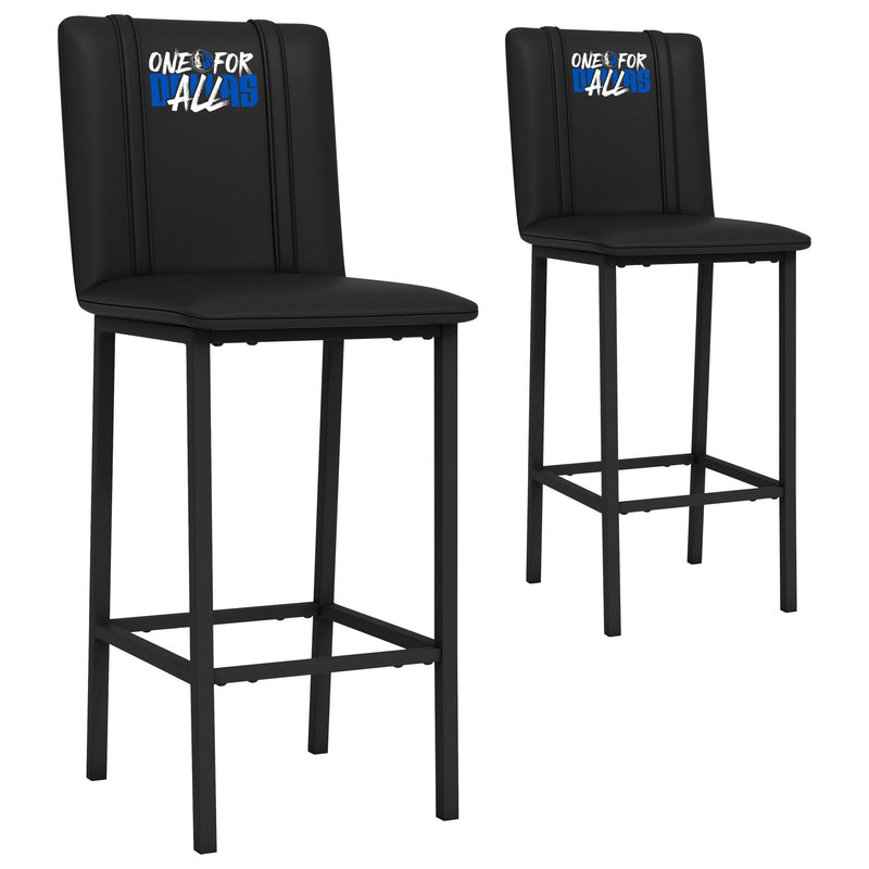 Bar Stool 500 with Dallas Mavericks 2024 Playoffs Set of 2