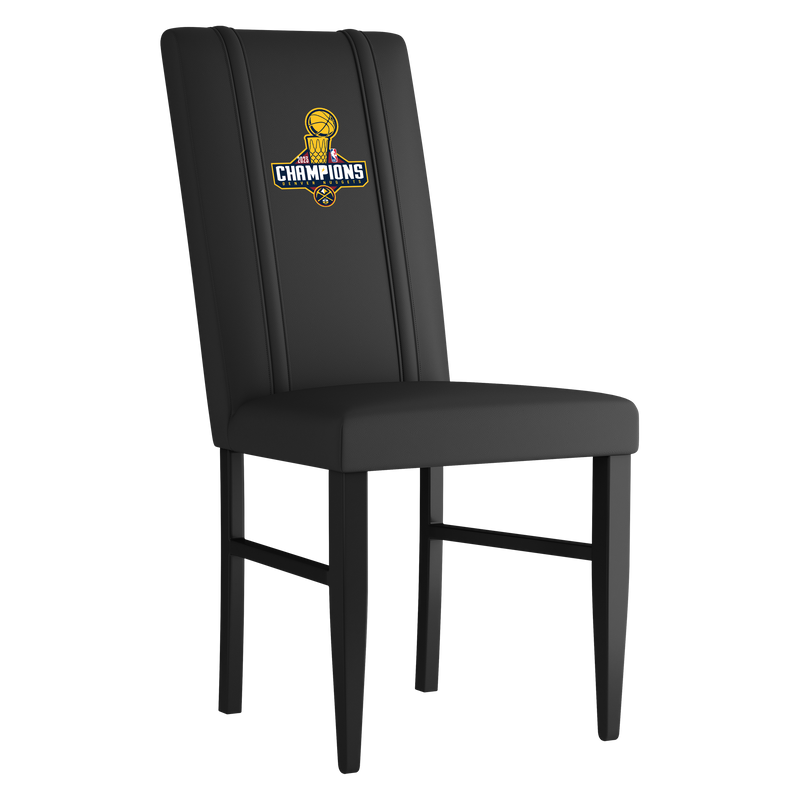Side Chair 2000 with Denver Nuggets 2023 Championship Logo Set of 2