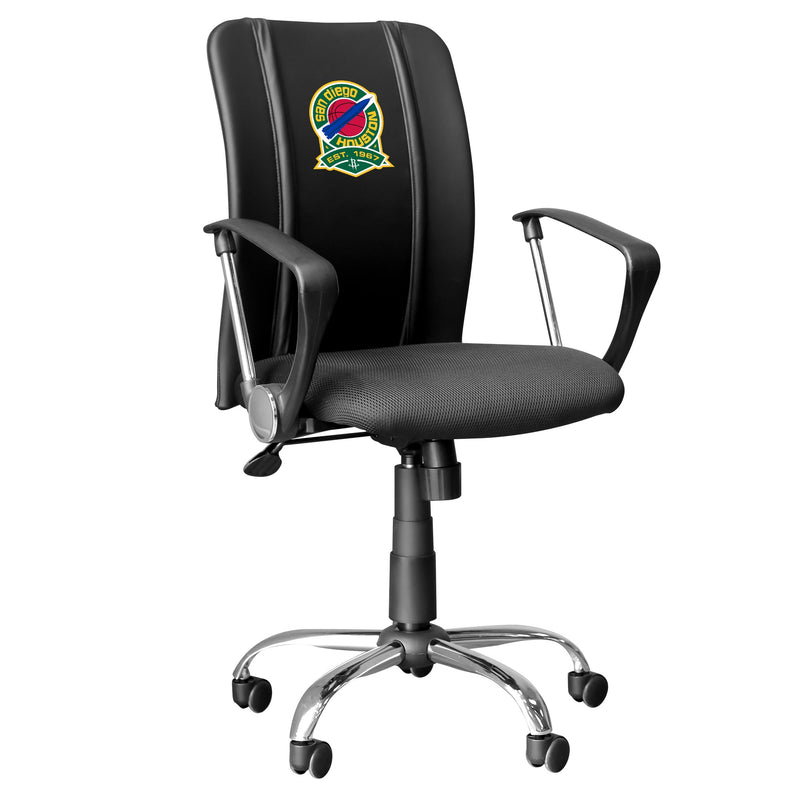 Curve Task Chair with Houston Rockets Team Commemorative Logo