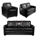 Silver Loveseat with Los Angeles Clippers Primary All Hands Playoffs