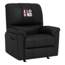 Rocker Recliner with Los Angeles Clippers Primary All Hands Playoffs