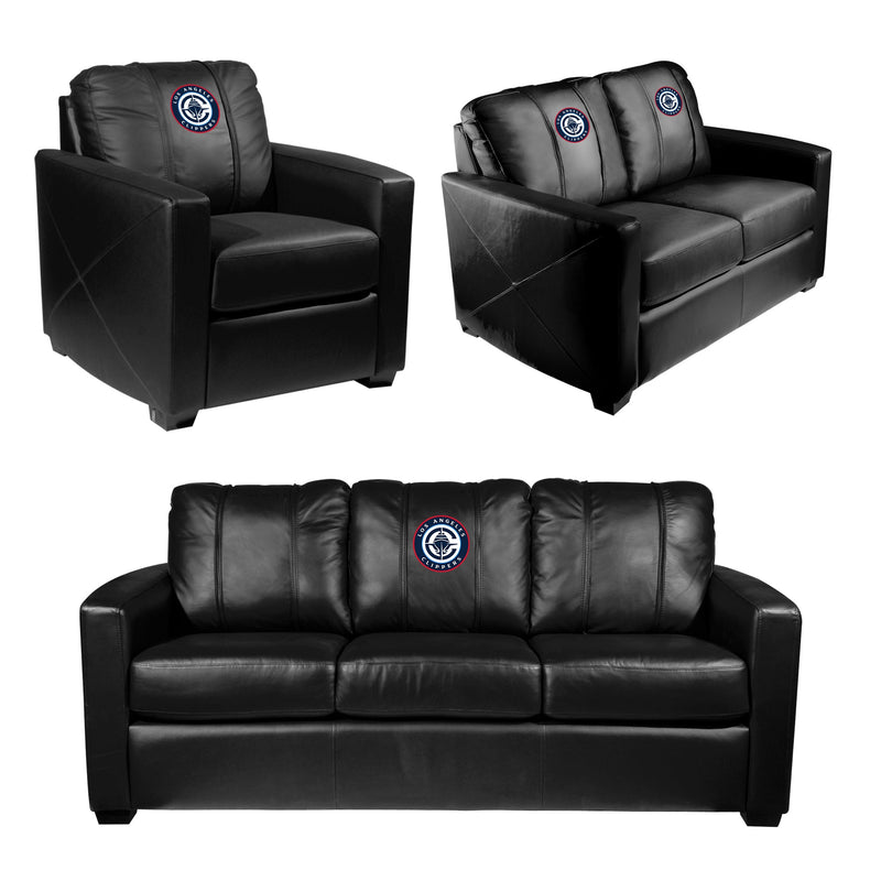 Silver Club Chair with Los Angeles Clippers Global