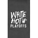 Bar Stool 500 with Miami Heat White Hot Playoffs Logo Set of 2