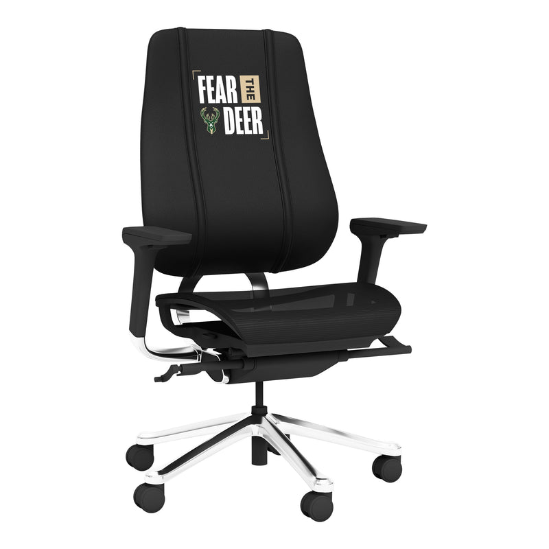 PhantomX Mesh Gaming Chair with Milwaukee Bucks Fear the Deer Playoffs Logo