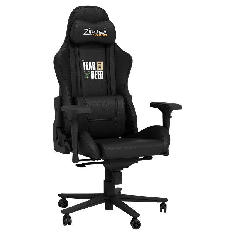 Xpression Pro Gaming Chair with Milwaukee Bucks 2024 Playoffs Logo