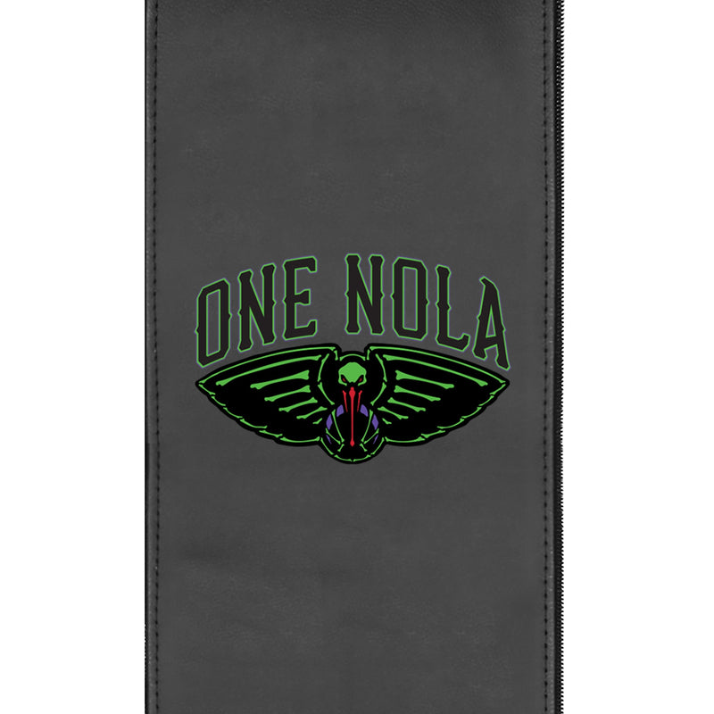 Relax Home Theater Recliner with New Orleans Pelicans 2024 Playoffs Logo