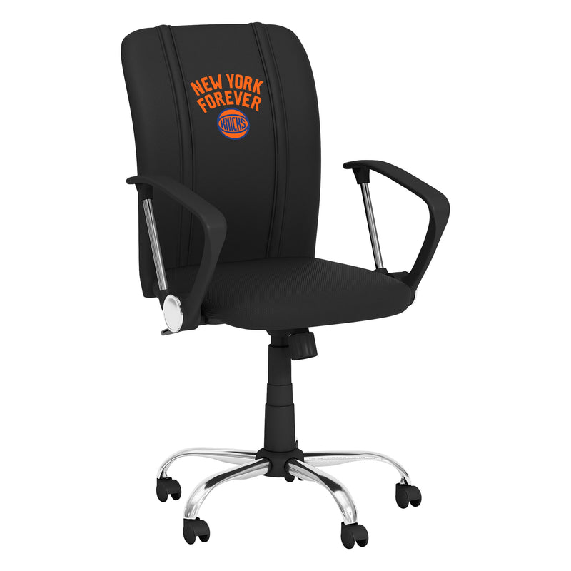 Curve Task Chair with New York Forever Knicks Playoffs Logo