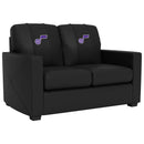 Silver Loveseat with Utah Jazz Primary Logo