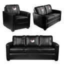 Silver Loveseat with Arizona Cardinals Classic Logo