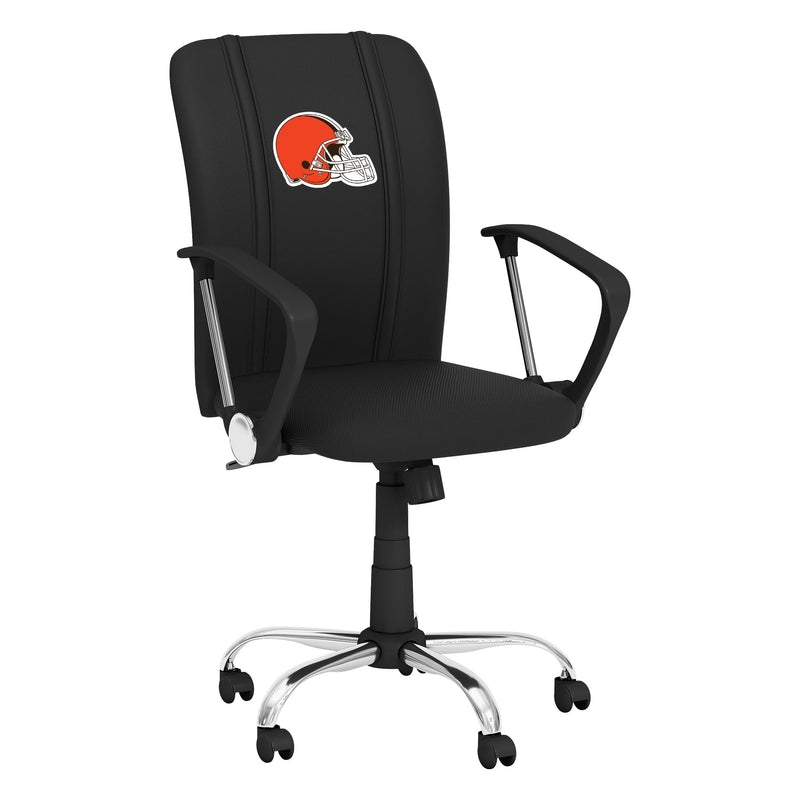 Curve Task Chair with  Cleveland Browns Primary Logo
