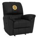 Rocker Recliner with Boston Bruins Primary Logo