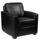 Silver Club Chair with Horse Head Logo Panel