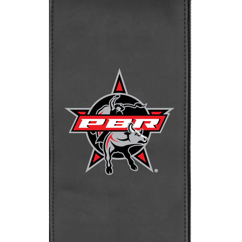 Silver Loveseat with  Professional Bull Riders Primary Logo