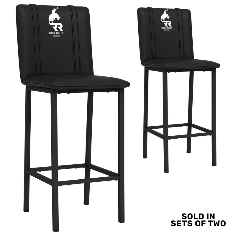 Bar Stool 500 with Arizona Ridge Riders Primary Logo Set of 2