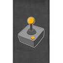 Silver Club Chair with Joystick Gaming Logo