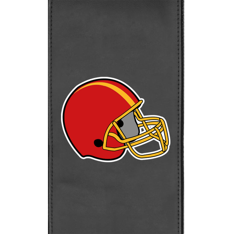 Retro Football Helmet Gaming Logo Panel