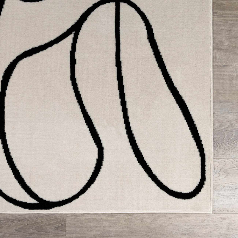 Eilir Modern Low Profile Boho Rug