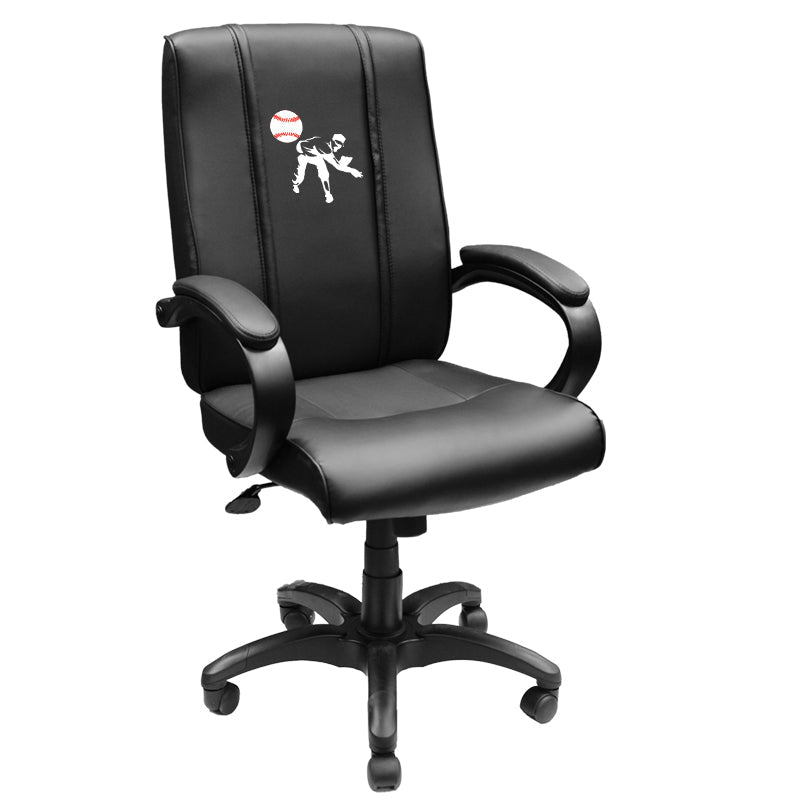 Office Chair 1000 with Baseball Pitcher Logo Panel