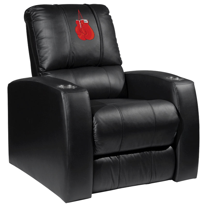 Relax Home Theater Recliner with Boxing Gloves Logo Panel