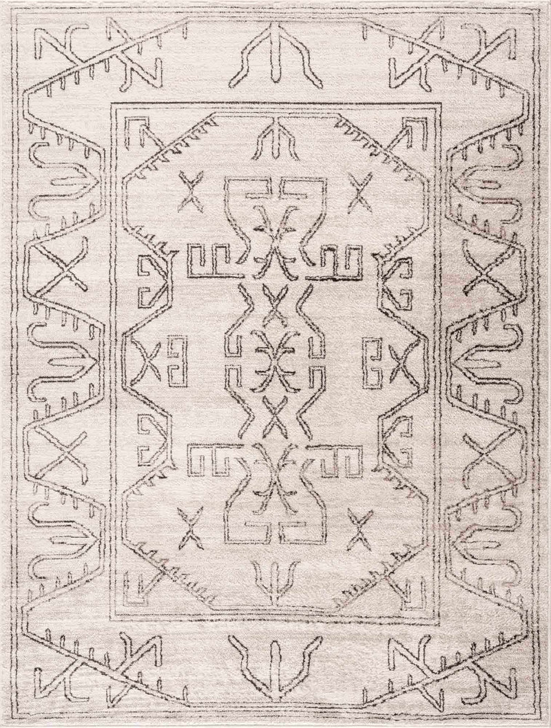 Divya Cream Tribal Performance Rug