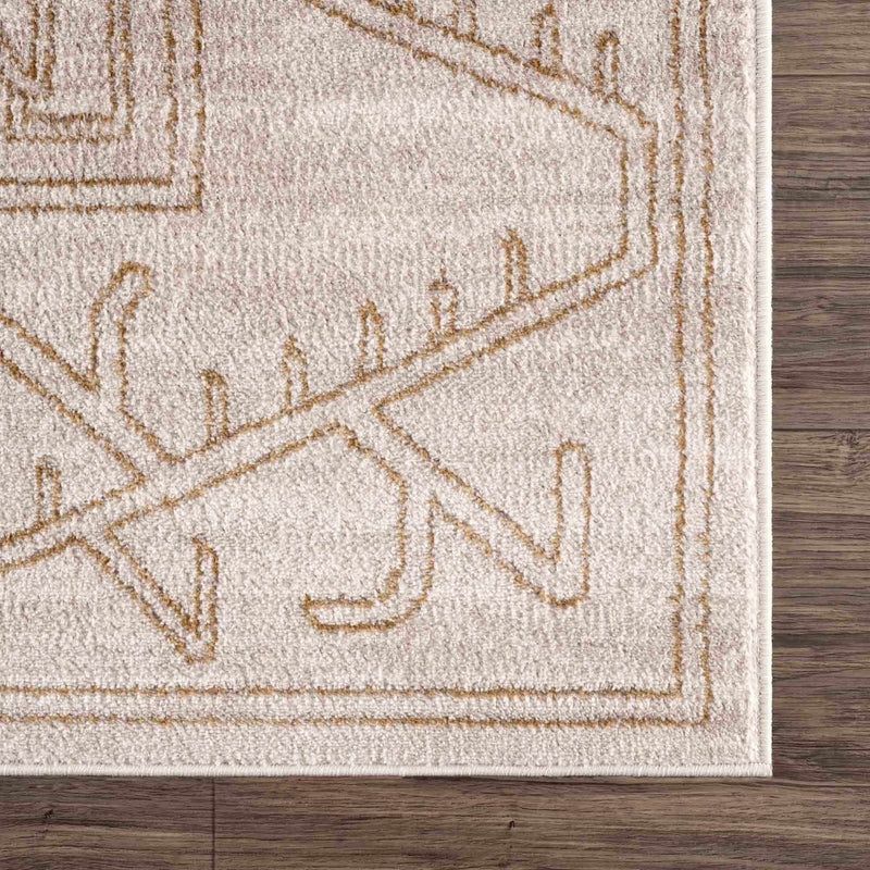 Divya Cream Tribal Performance Rug