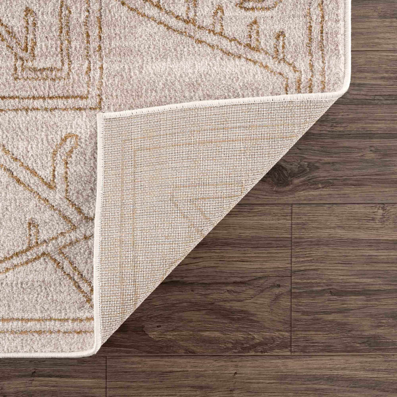 Divya Cream Tribal Performance Rug