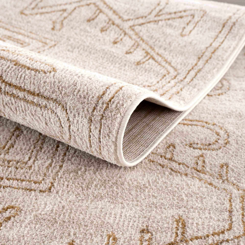 Divya Cream Tribal Performance Rug