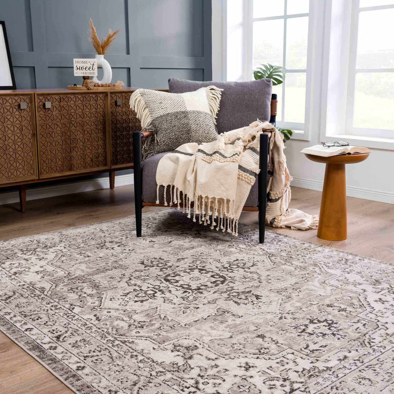 Albie Beige Area Rug