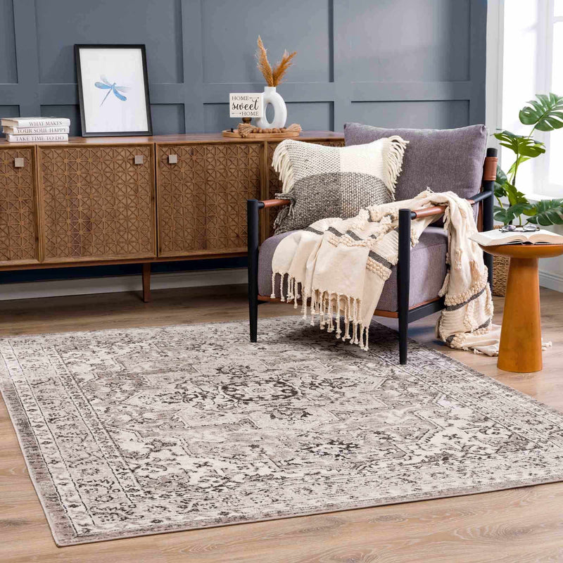 Albie Beige Area Rug