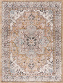 Albie Gold & Beige Area Rug