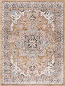Albie Gold & Beige Area Rug - Clearance