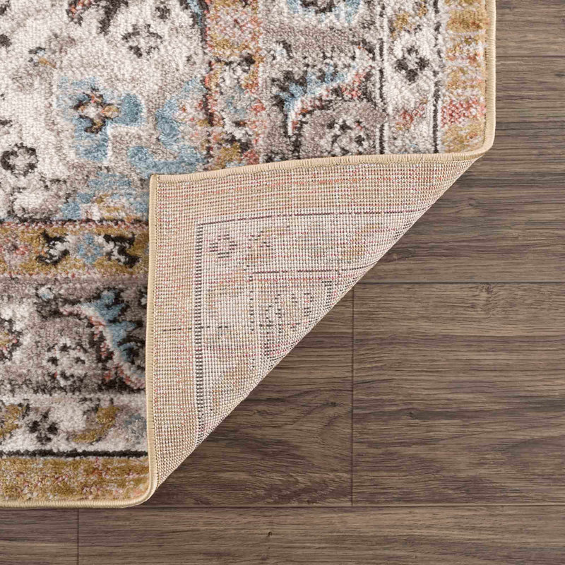 Albie Gold & Beige Area Rug