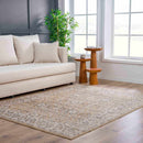 Anana Gold & Beige Area Rug