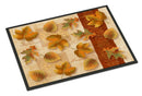 Fall Autumn Leaves Doormat Indoor Outdoor 24H X 36W Front Door Mat Rugs for Entryway, Non Slip Washable Low Pile,